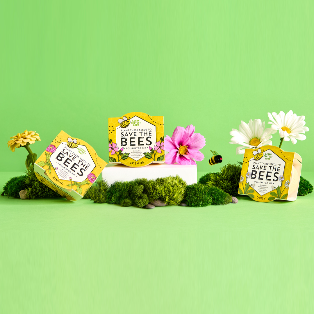 Save the Bees Wildflower Paper Cup Grow Kit | Assorted 12-pack
