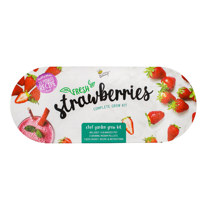 Kitchen Herbs & Strawberry Windowsill Grow Kit | 2-pack
