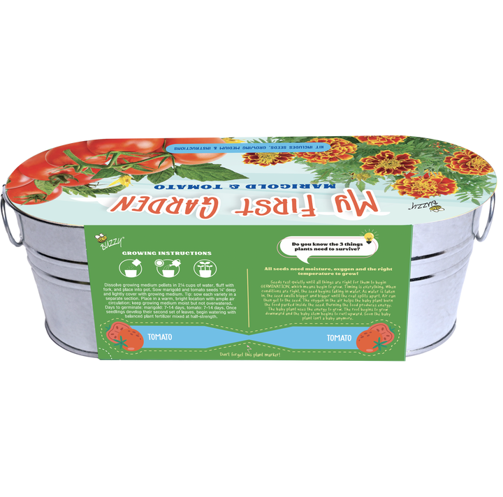 My First Garden Windowsill Grow Kit | Tomato & Marigold