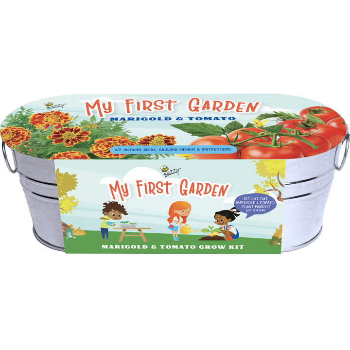 My First Garden Windowsill Grow Kit | Tomato & Marigold