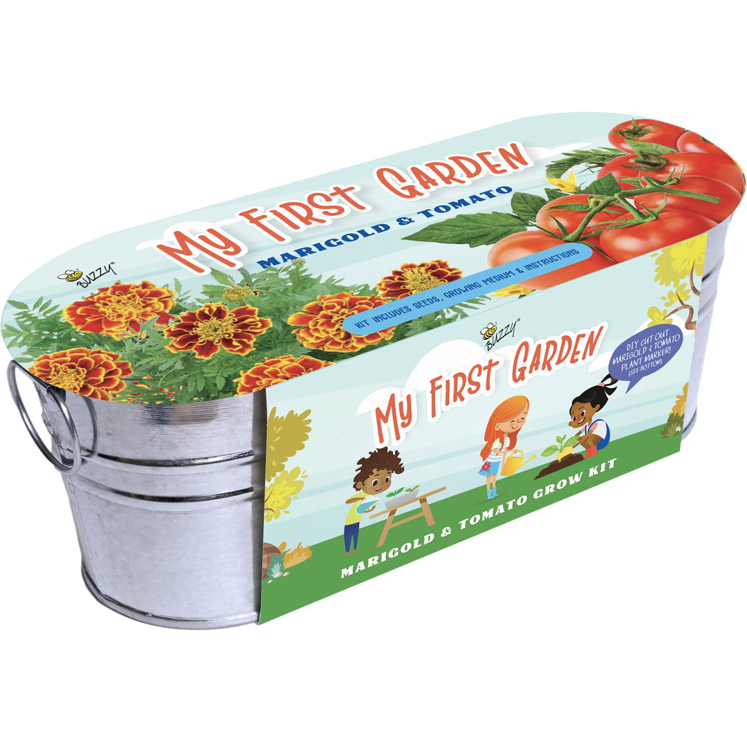 My First Garden Windowsill Grow Kit | Tomato & Marigold