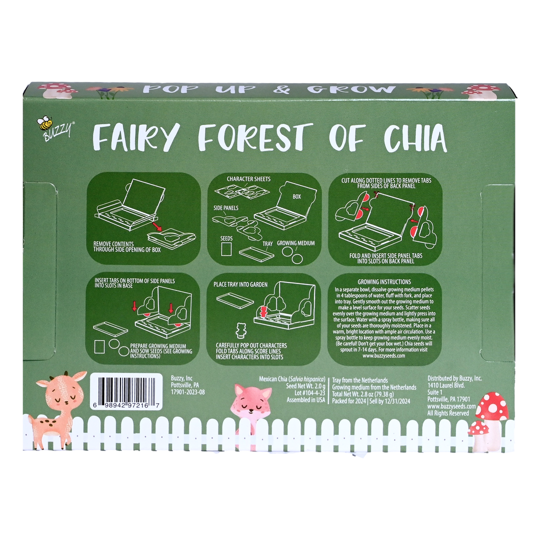 Fairy Forest of Chia Pop-Up Garden Grow Kit