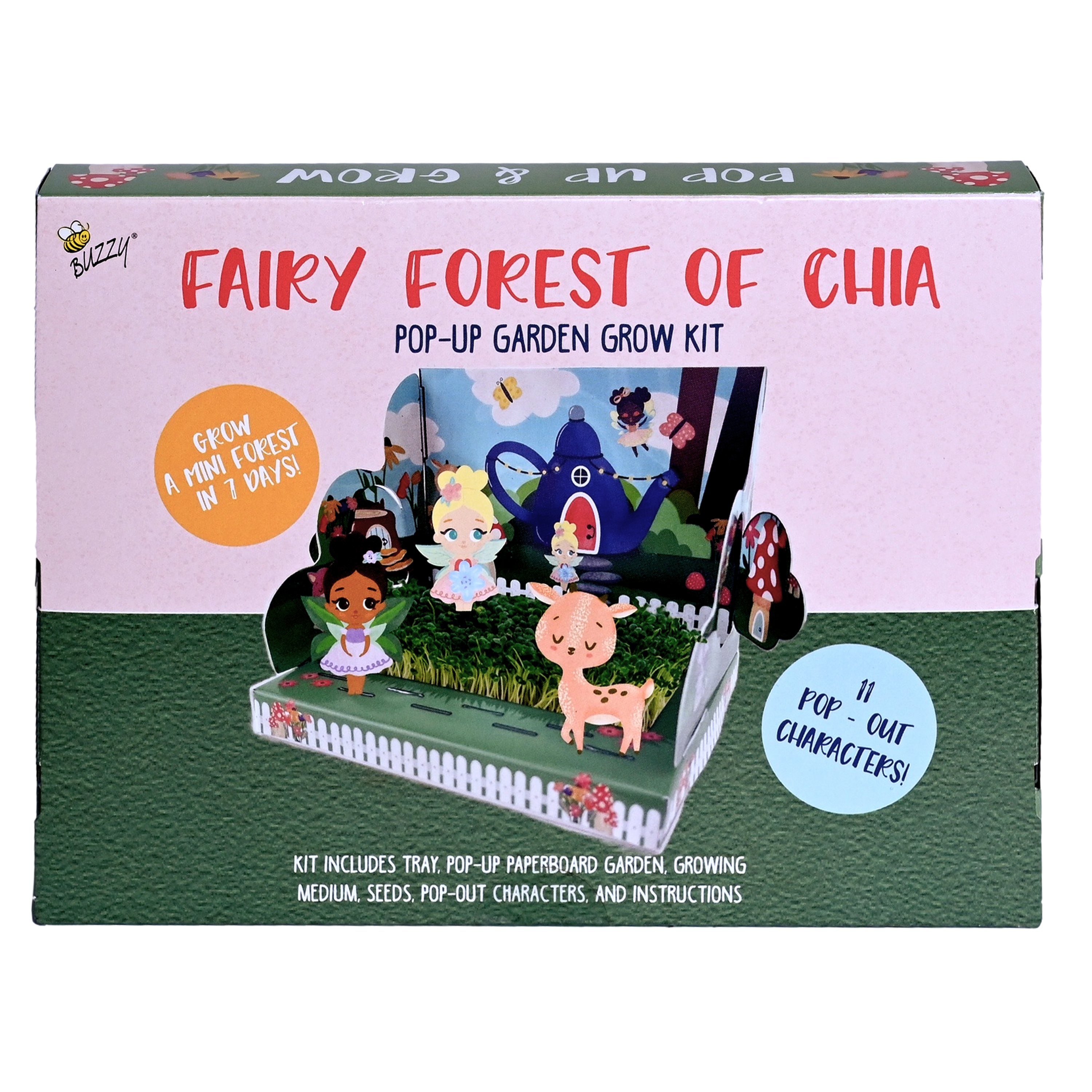 fairy garden seed kit Kids Interactive Chia Grow Kit
