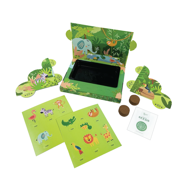 Fairy Forest & Wild Jungle of Chia Pop-Up Garden Grow Kits | 2-pack