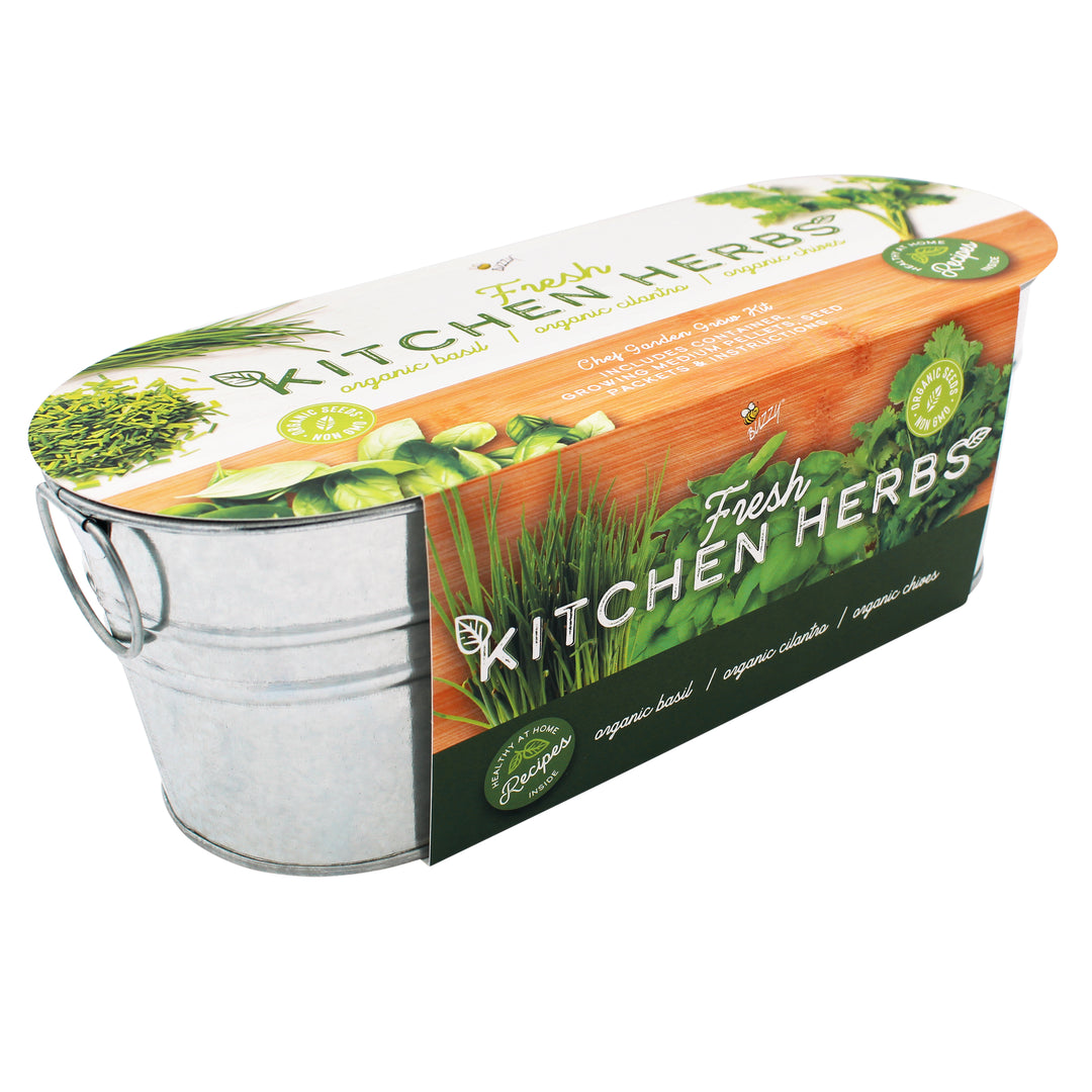 Kitchen Herbs & Strawberry Windowsill Grow Kit | 2-pack