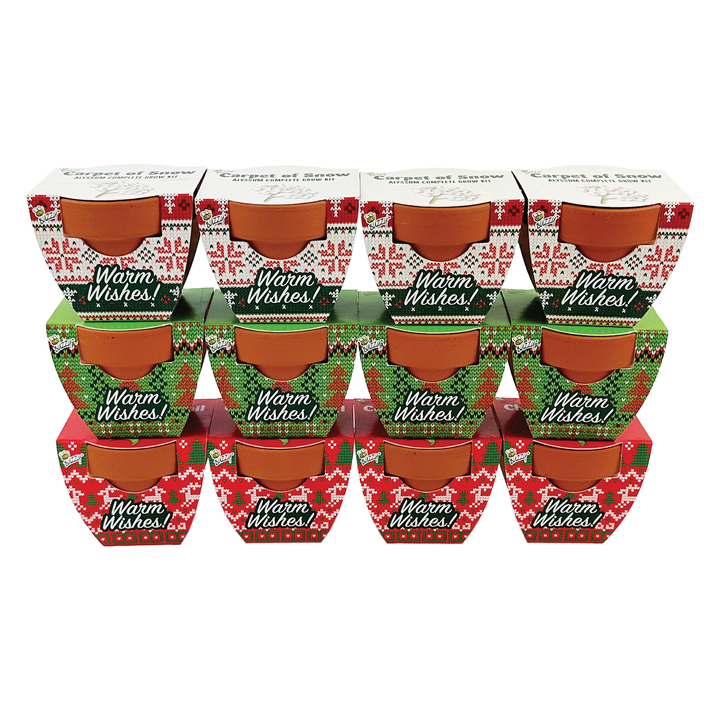 Holiday Sweater Mini Terracotta Grow Pots | Assorted 12-pack