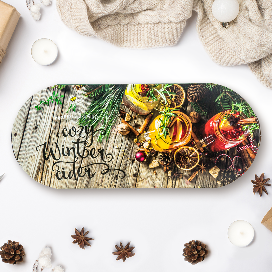 Festive Herb Grow Kit – Rosemary & Thyme for Indoor Windowsill Gardening