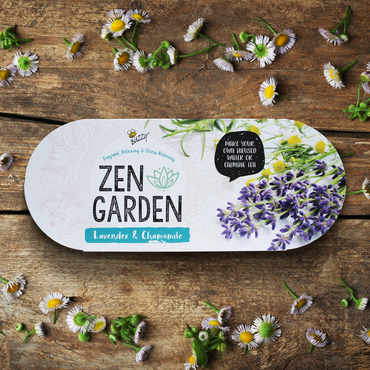 Zen Garden Windowsill Grow Kit | Lavender & Chamomile