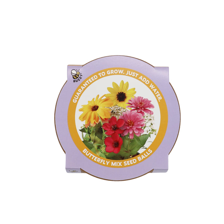 Wildflower Seed Balls (20-Count) | Pollinator-Friendly Flower Mix