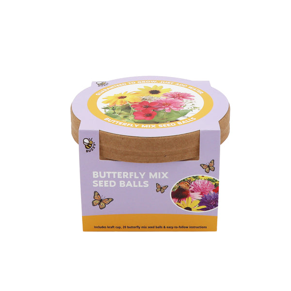 Colorful Wildflower Seed Balls | Pollinator Flower Mix (20 Count)