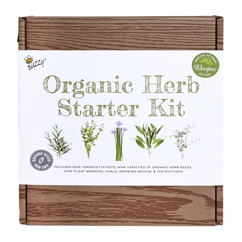 Organic Herb Starter Kit | Nine Organic Varieties