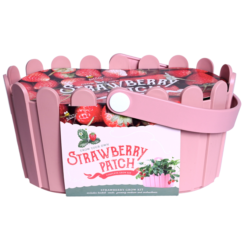 Strawberry Basket Grow Kit | Pink