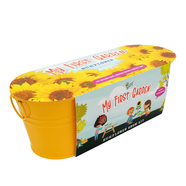 My First Garden Windowsill Grow Kit | Tomato & Marigold, Sunflower | 2-pack