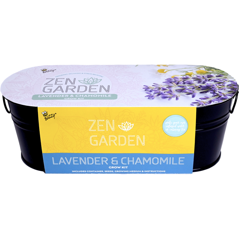 Zen Garden Windowsill Grow Kit | Lavender & Chamomile