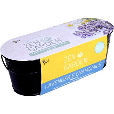 Zen Garden Windowsill Grow Kit | Lavender & Chamomile