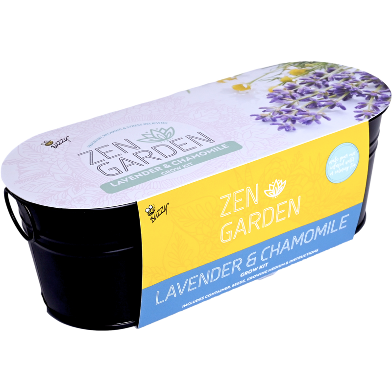 Zen Garden Windowsill Grow Kit | Lavender & Chamomile