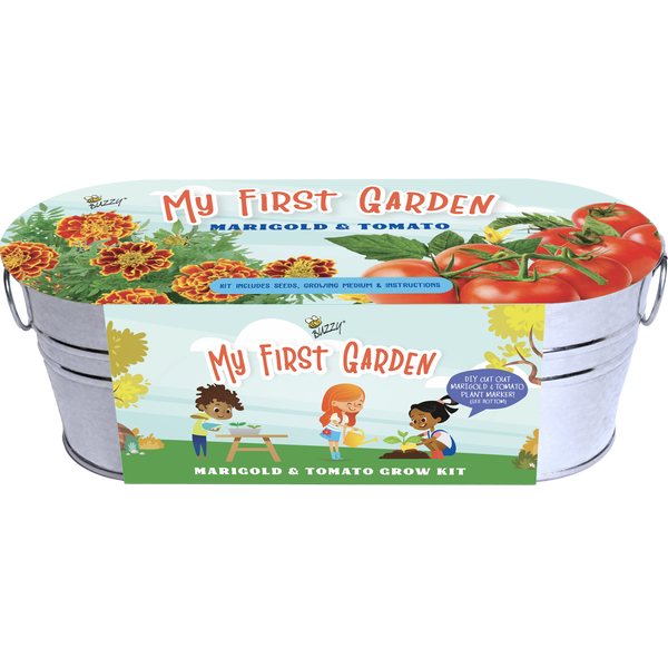 My First Garden Windowsill Grow Kit | Tomato & Marigold