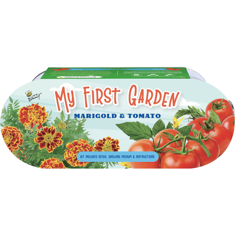 My First Garden Windowsill Grow Kit | Tomato & Marigold