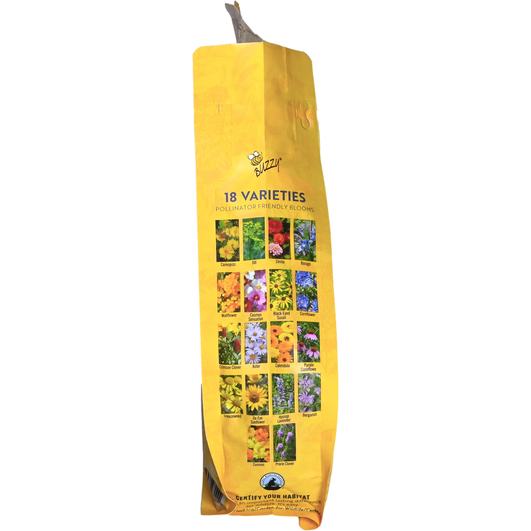 bee friendly wildflower seeds Pollinator-Friendly Wildflower Seed Mix for Large Gardens – Buzzy Seeds