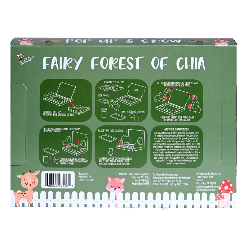 Fairy Forest of Chia Pop-Up Garden Grow Kit