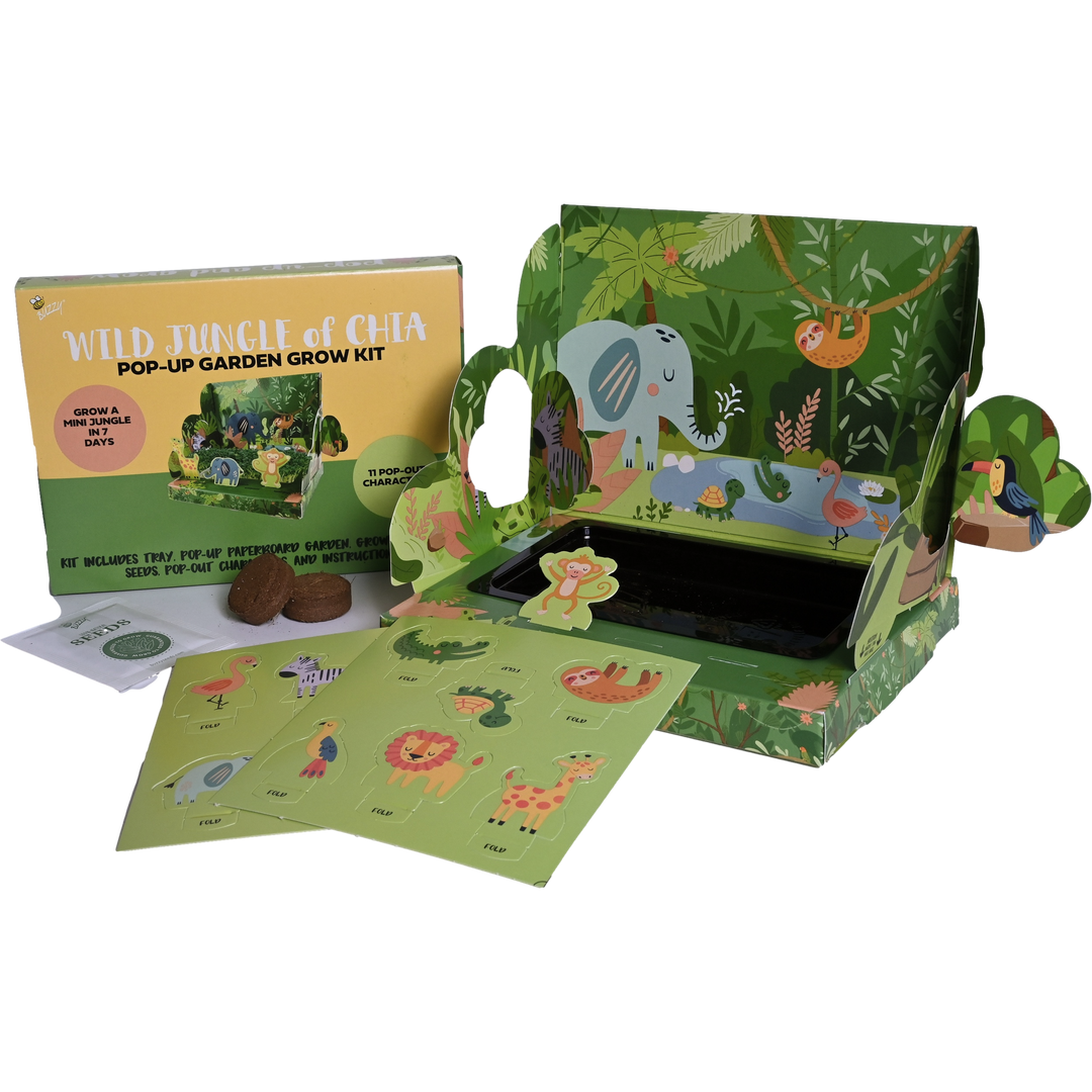 Wild Jungle of Chia Pop-Up Garden Grow Kit
