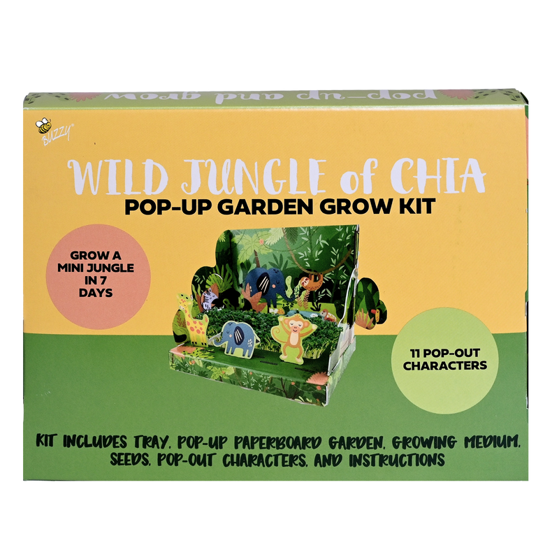 Wild Jungle of Chia Pop-Up Garden Grow Kit