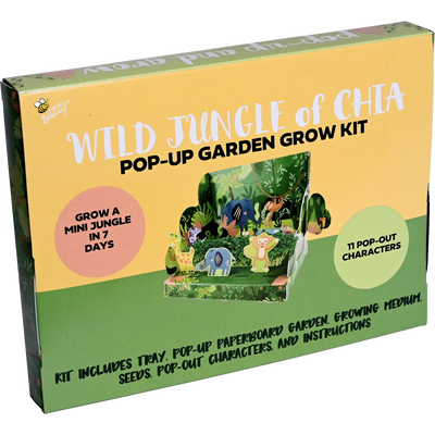 Wild Jungle of Chia Pop-Up Garden Grow Kit