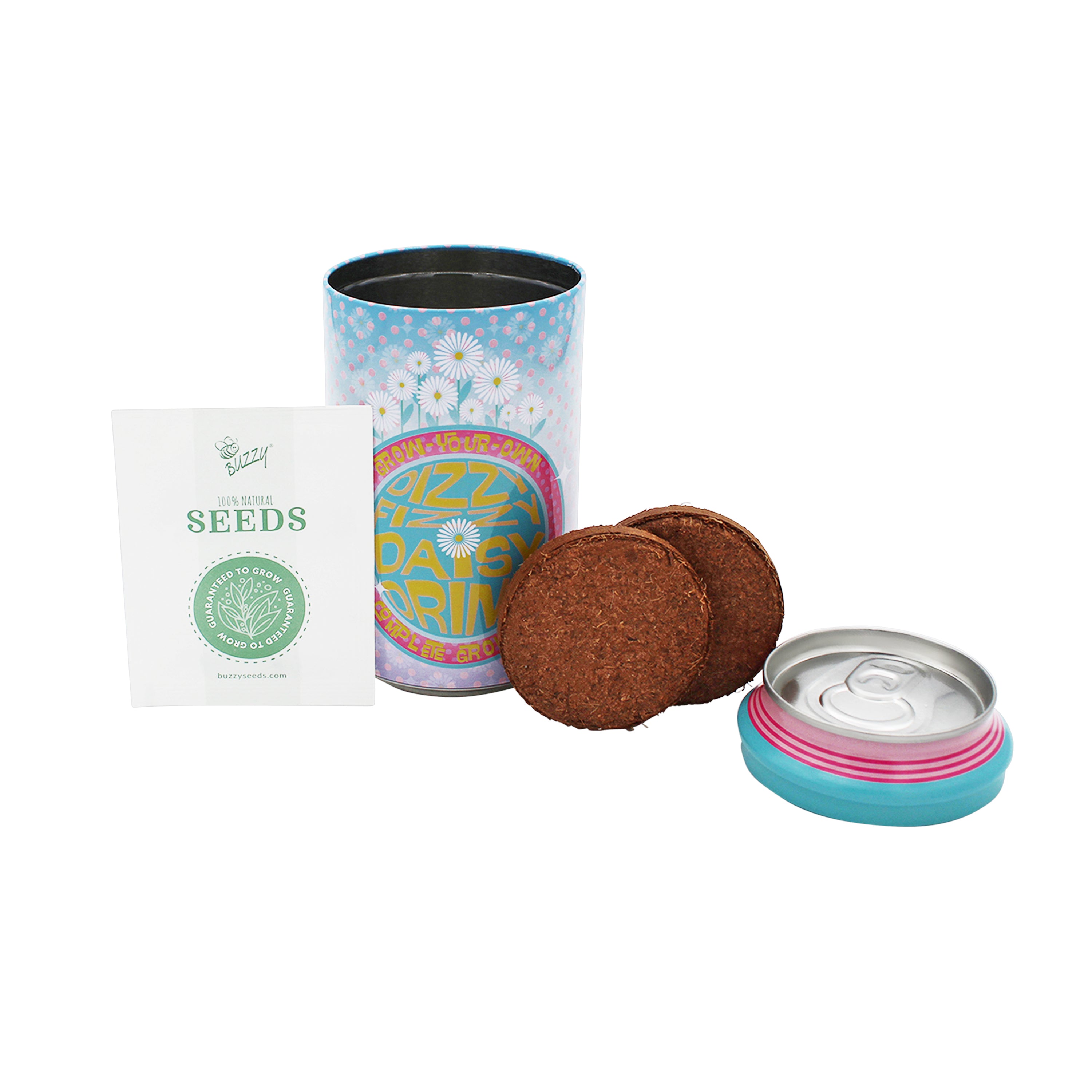 Soda Can Grow Kits (Set of 6) | Dizzy Daisy, Lavender Elixir