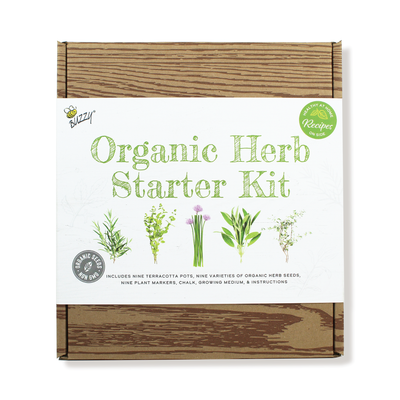 Organic Herb Starter Kit | Nine Organic Varieties