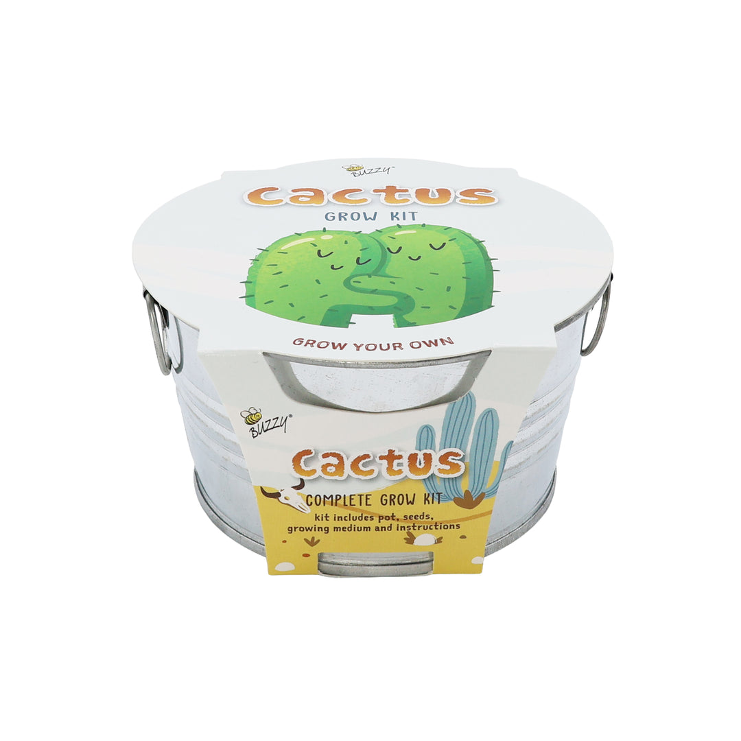 Kids Mini Basin Grow Kit Trio | Cactus, Strawberry & Sensitive Plant (3 Pack)