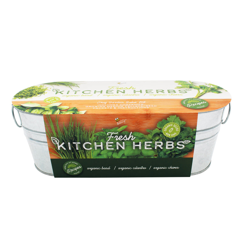 Kitchen Herbs & Strawberry Windowsill Grow Kit | 2-pack