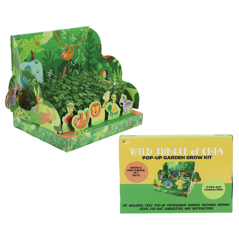 Wild Jungle of Chia Pop-Up Garden Grow Kit