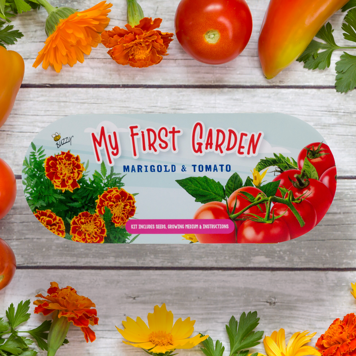 My First Garden Windowsill Grow Kit | Tomato & Marigold