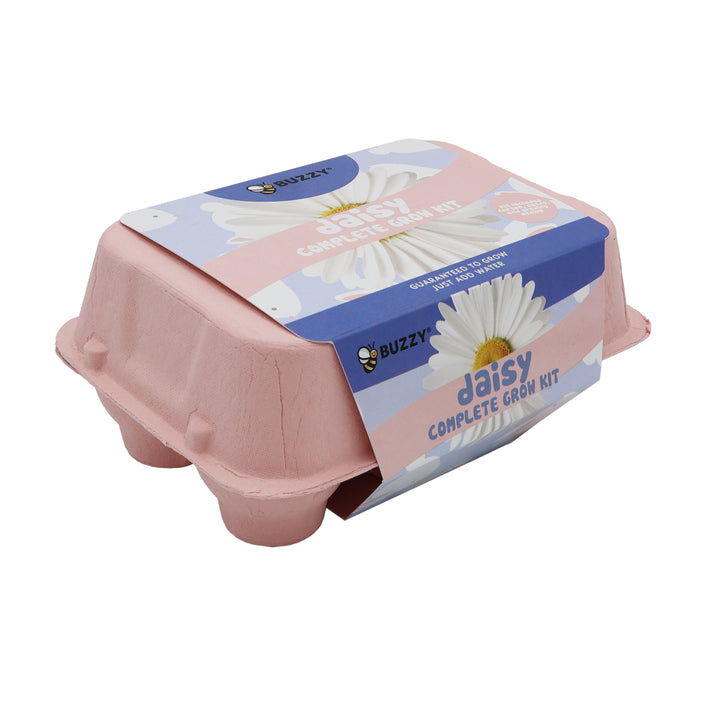 Grow Kit with Sunflower Seeds & Daisy Seeds in Colorful Eco-friendly Egg Cartons | 2 Pack