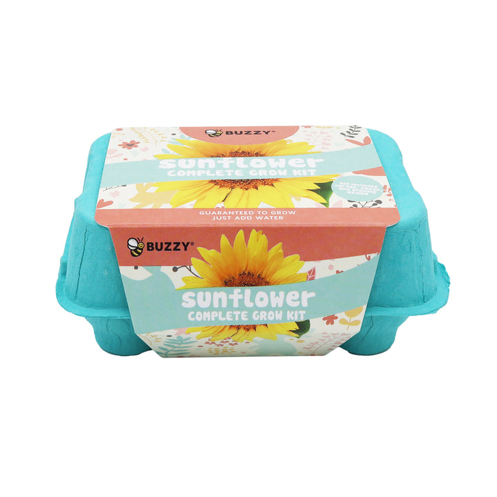 Grow Kit with Sunflower Seeds & Daisy Seeds in Colorful Eco-friendly Egg Cartons | 2 Pack