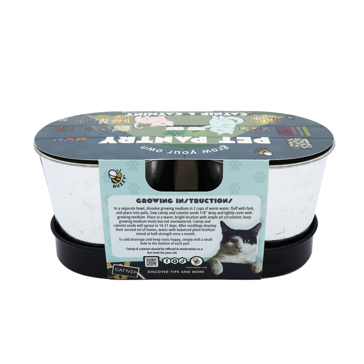 Pet Pantry Cat Garden | Catnip & Catmint Grow Kit