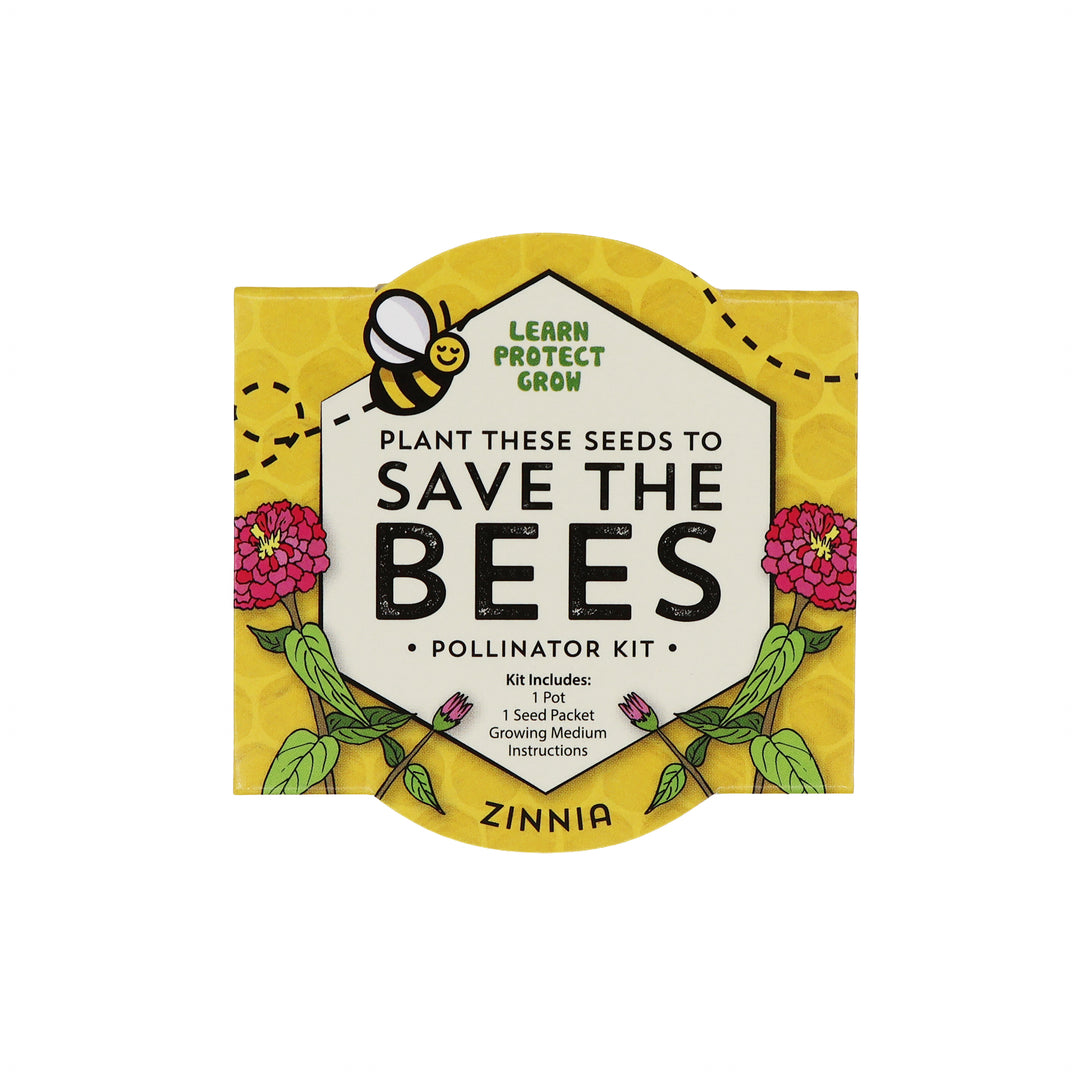 Save The Bees Pollinator Flower Grow Kits | Paper Cups (12 Pack)