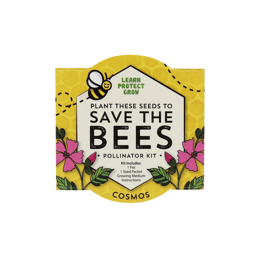 Save The Bees Pollinator Flower Grow Kits | Paper Cups (12 Pack)