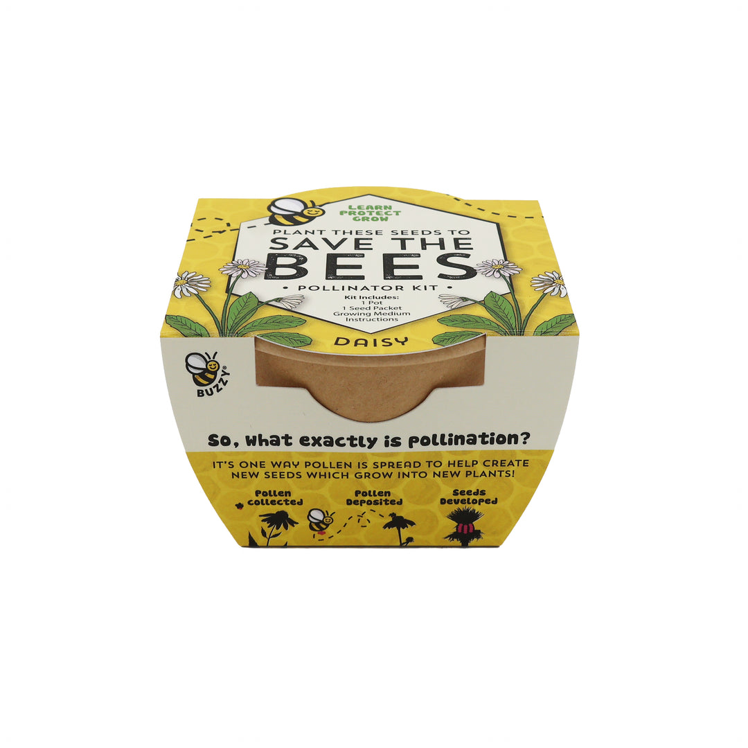 Save The Bees Pollinator Flower Grow Kits | Paper Cups (12 Pack)