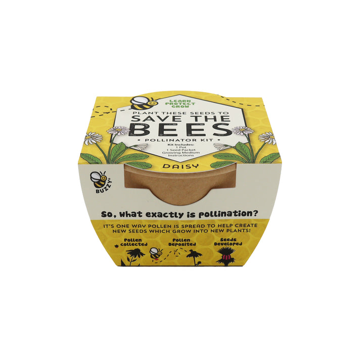Save The Bees Pollinator Flower Grow Kits | Paper Cups (12 Pack)