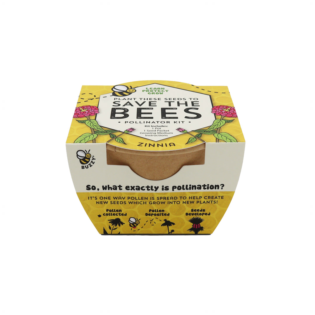 Save The Bees Pollinator Flower Grow Kits | Paper Cups (12 Pack)