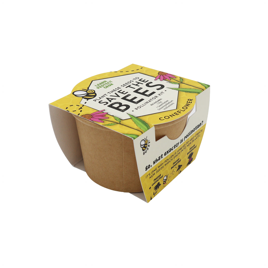 plant these seeds to save the bees Save The Bees Pollinator Flower Grow Kits