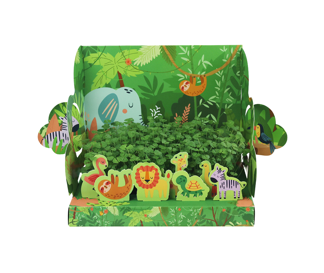 Educational Jungle Chia Grow Kit for Kids – Buzzy Seeds Educational Jungle Chia Grow Kit for Kids – Buzzy Seeds