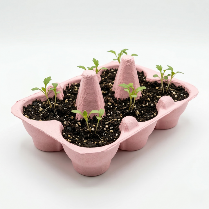 Sunflower & Daisy Grow Kit | Colorful Egg Carton (2 Pack)