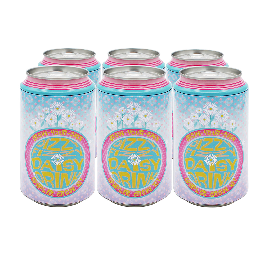 Soda Can Flower Grow Kit | Daisy (6 Pack)
