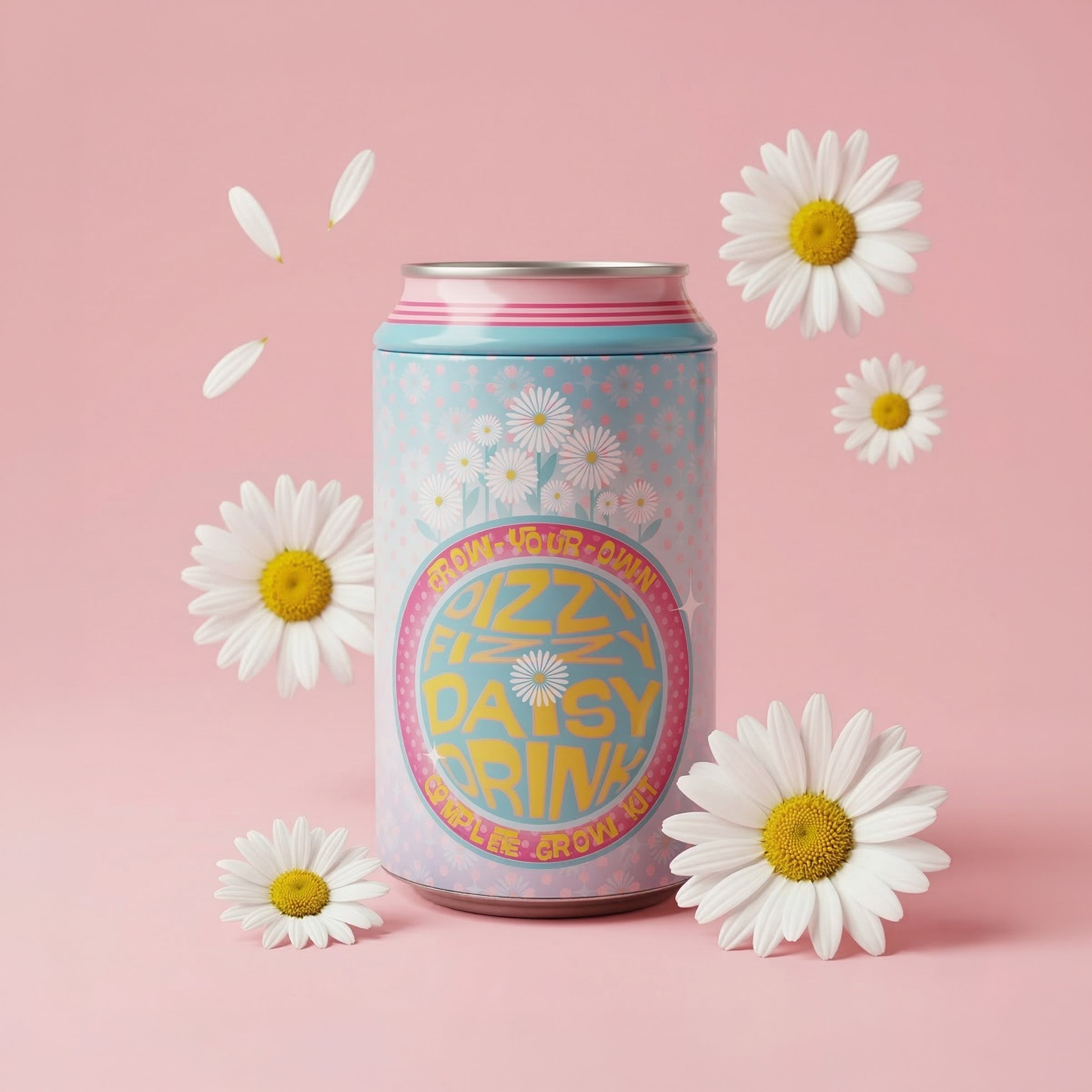 Daisy Soda Can Grow Kit – Buzzy Seeds