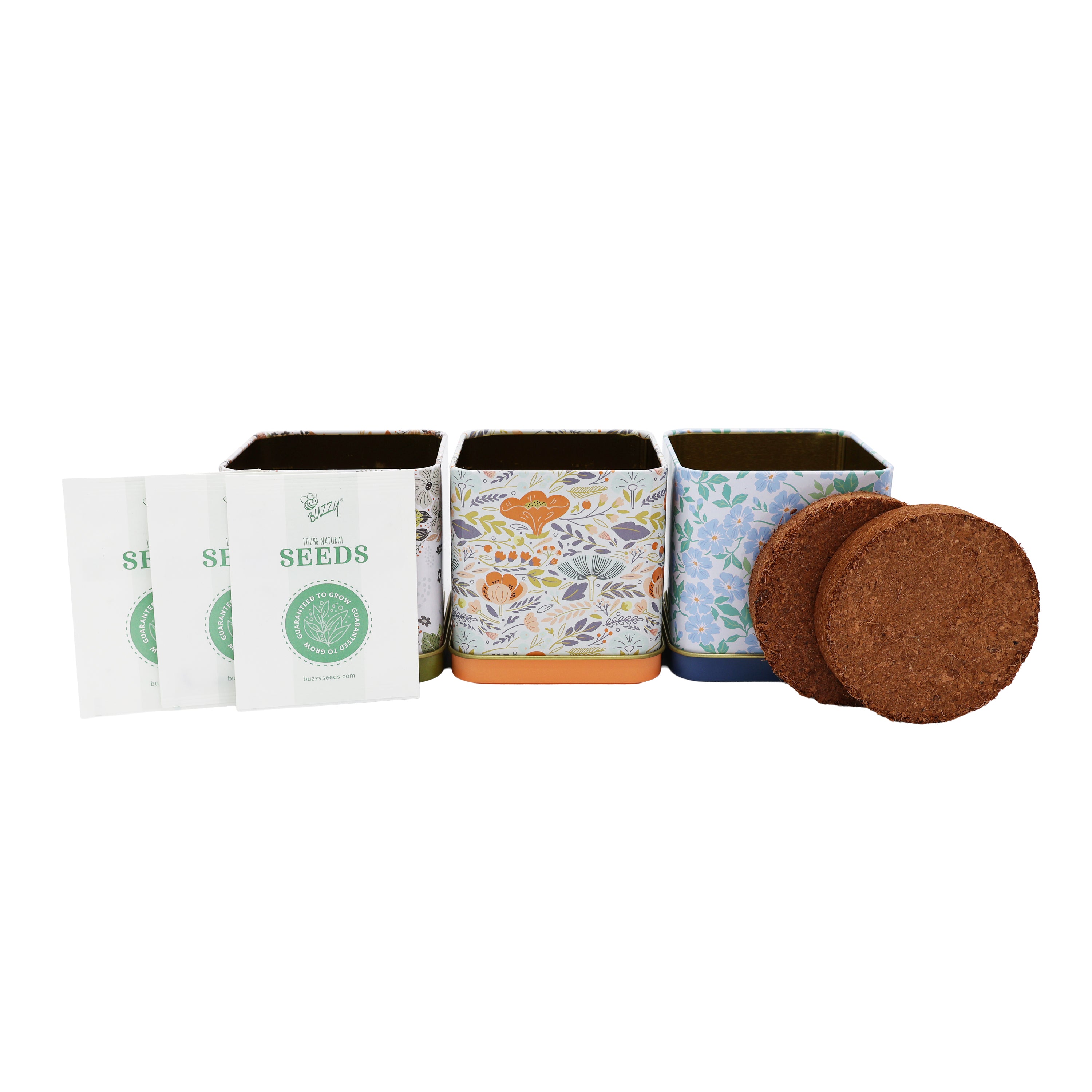 Lavender Chamomile Lemon Balm Tea Garden Kit Trio – Buzzy Seeds