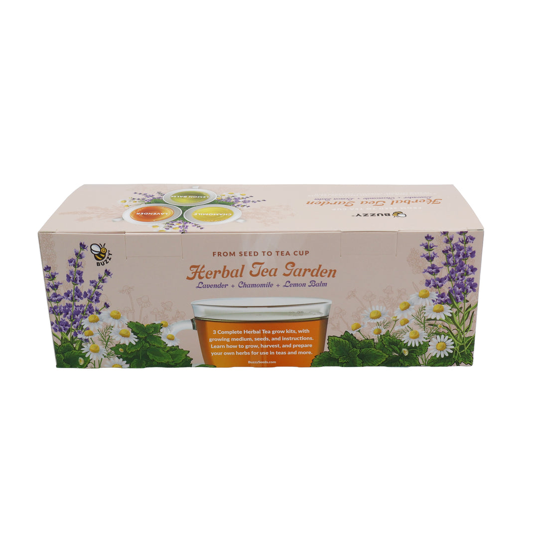 Tea Garden Grow Kit Trio | Lavender, Chamomile, Lemon Balm
