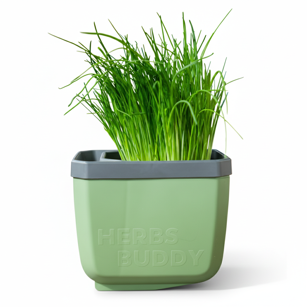 Self-Watering Herb Planter with Tilt Water Indicator for Indoor Growing | 3-Pack