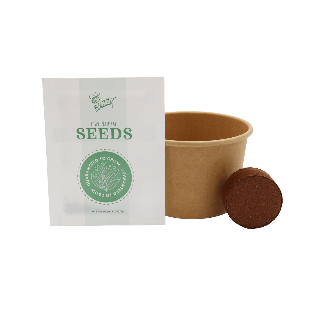 paper cups for planting seeds Save The Bees Pollinator Flower Grow Kits